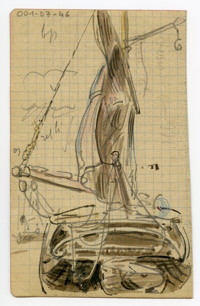 Drawing by Louis Marie Faudacq